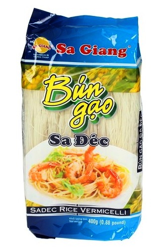 Spaghetti di riso vietnamiti Bùn Gao Sa Déc - Sa Giang 400g.